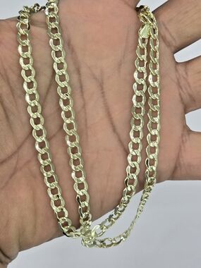 10k Real Gold Cuban Curb Chain 5.6 Mm 24 Inches